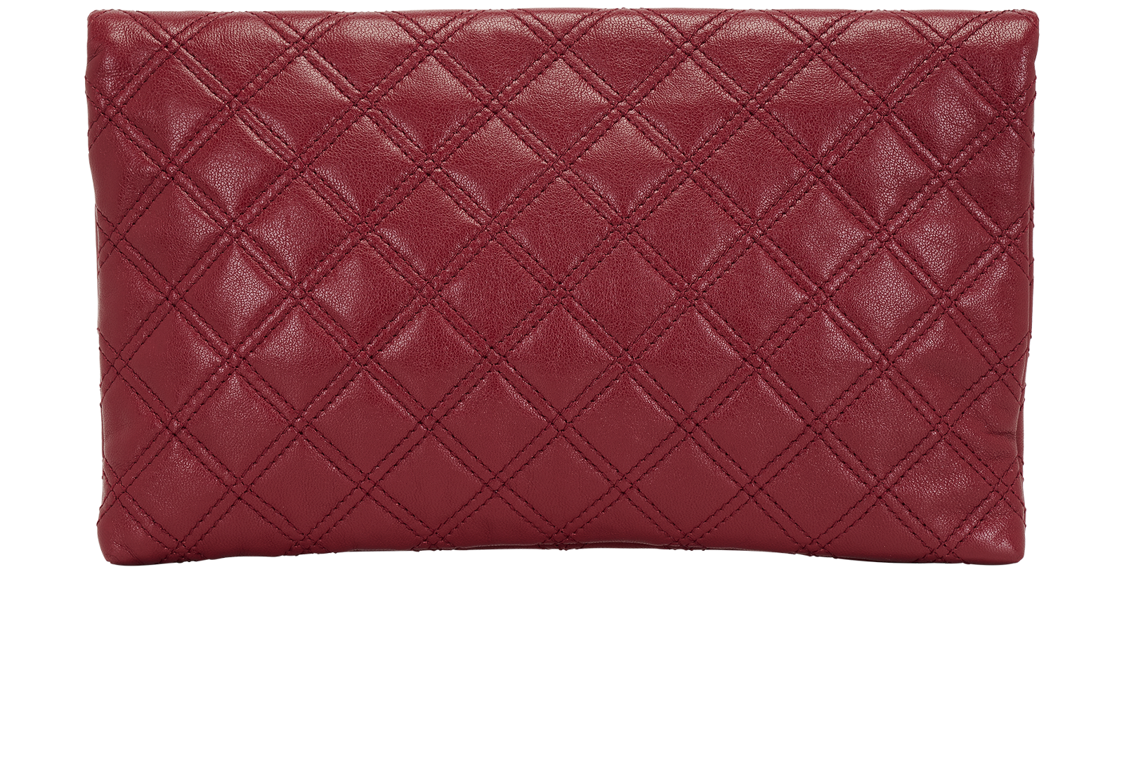 Large Eugenie Clutch, &pound;90, Handbags, Burgundy, Leather, Back view
